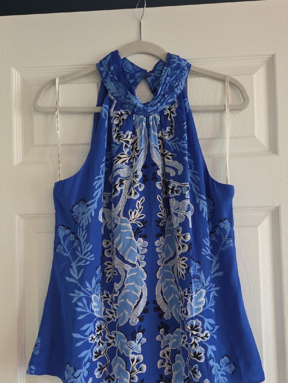 Lilly Pulitzer Blue Floral Halter